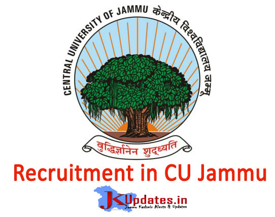 Central University Jammu, Central University Jobs, CU Jobs, Govt Jobs in CU,JK Govt Jobs, University Jobs