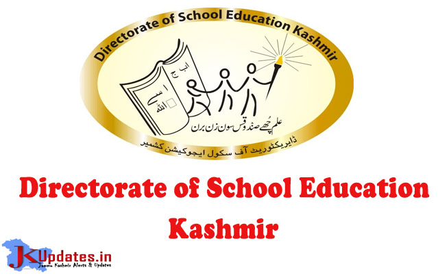 Directorate of School Education, Kashmir