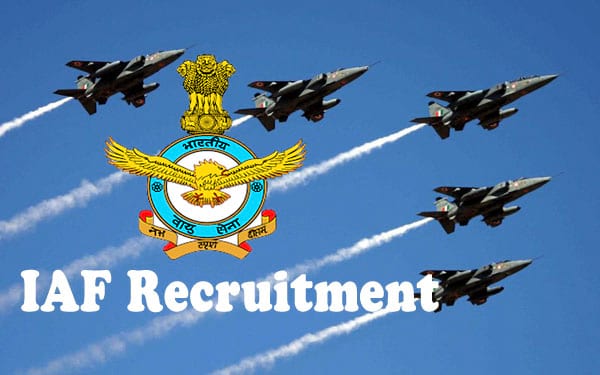 Indian Air force Fresh Recruitment 2020, IAF Jobs, IAF Recruitment 2020, Govt Jobs
