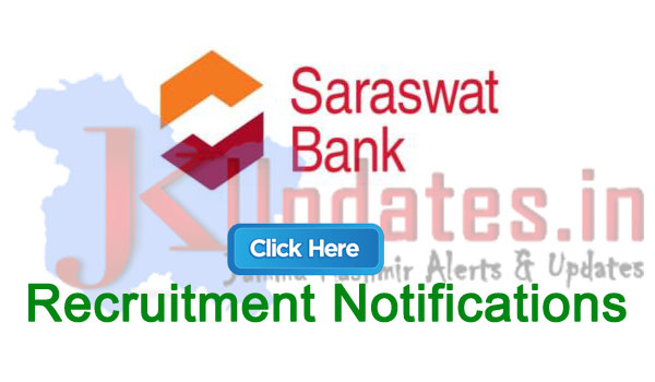 saraswat bank, Bank Jobs, Jobs in Banks, Private Bank Jobs