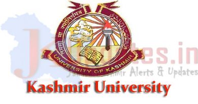 Kashmir University, Kashmir University Jobs, KU Jobs, Govt Jobs in KU,JK Govt Jobs, University Jobs