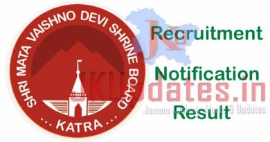Shri Mata Vaishno Devi Shrine Board Recruitment, SMVDSB Jobs