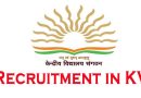 KVS Recruitment, Kendriya Vidyalaya Sangathan