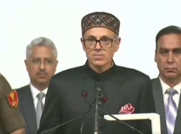 Omar Abdullah, Chief Minister of Union Territory Jammu and Kashmir