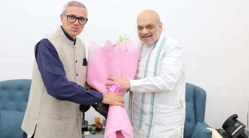 JK News: CM Omar Abdullah meets Union Home Minister Amit Shah, discusses statehood issue