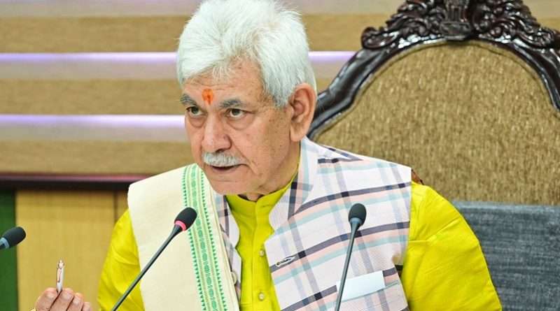 JK Lieutenant Governor Manoj Sinha