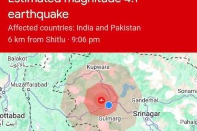 JK Earthquake Update