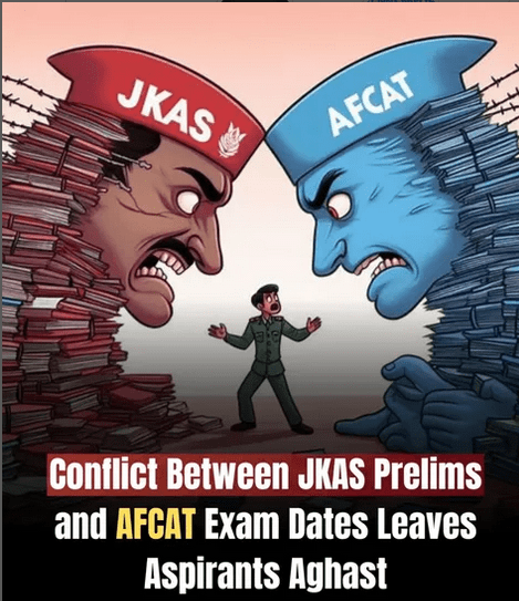 J&K Candidates Conflict in JKAS and AFCAT Exams, Demands Postpone of JKAS Exam