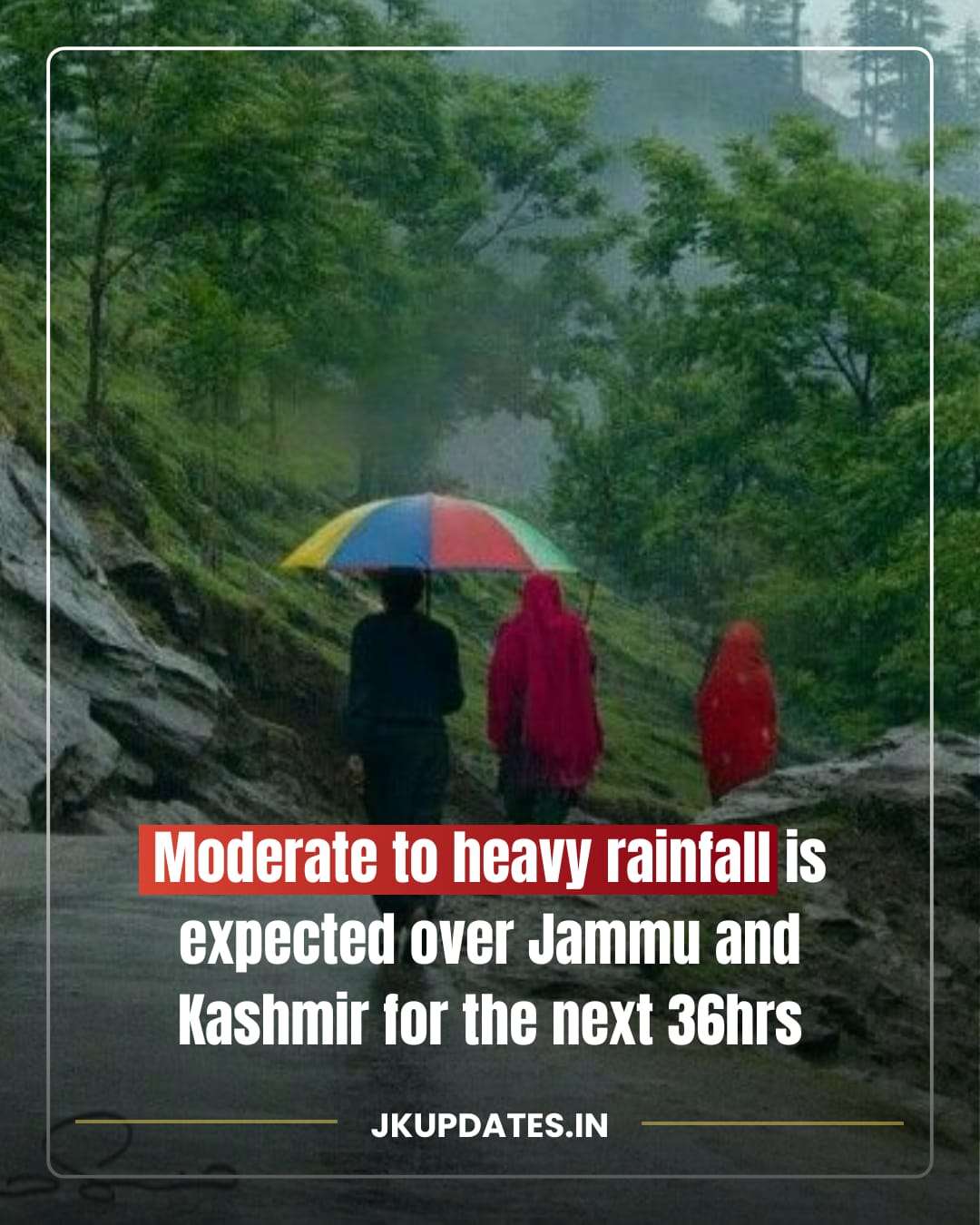 JK News Today: Weather Alert for next 36hrs