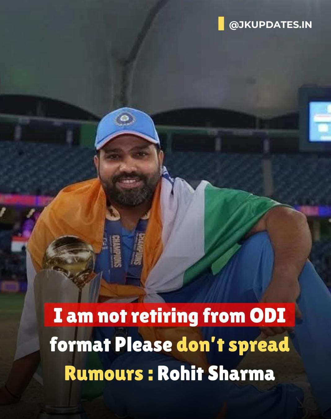 I Am Not Retiring from ODI : Rohit Sharma