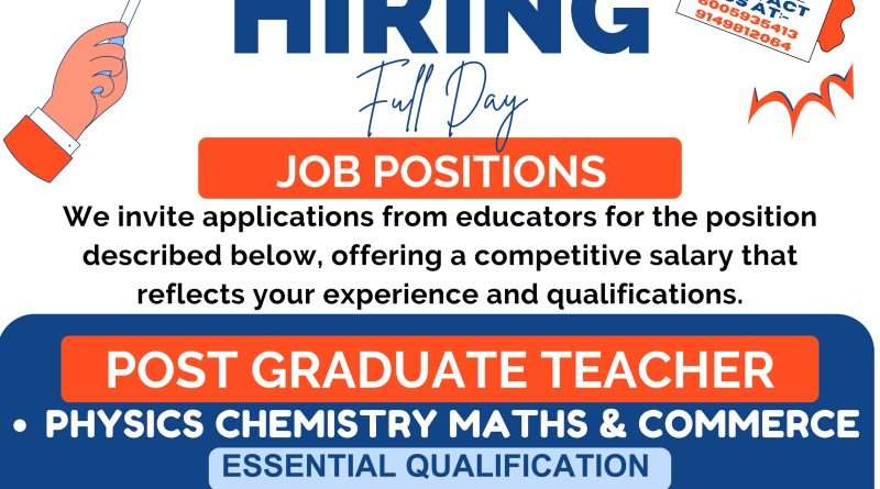 Job Recruitment in DEWAN DEVI PUBLIC SCHOOL Jammu