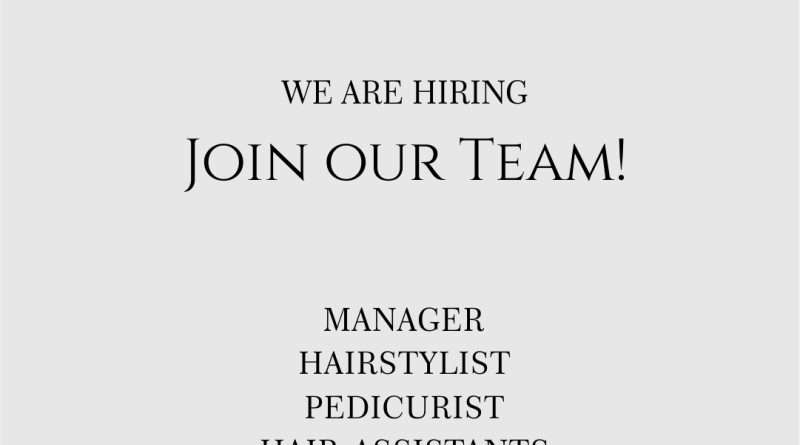 Recruitment in TONI&GUY Saloon, Jammu