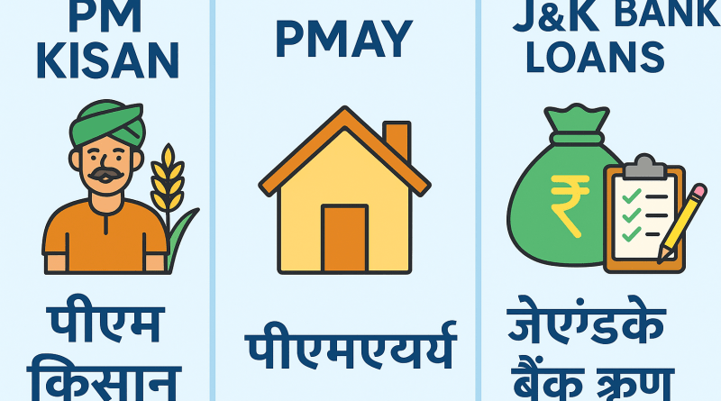 PM Kisan, PMAY, and J&K Bank Loans, Full Details for Jammu & Kashmir