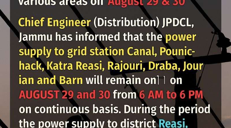 Alert for Jammu people