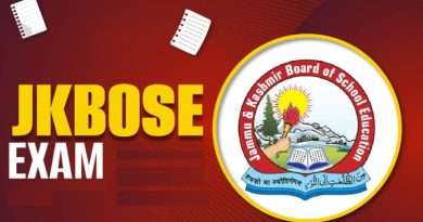 JKBOSE Class 10th Exam, Class 12th Exam Updates, JKBOSE Class 12th Date Sheet Released