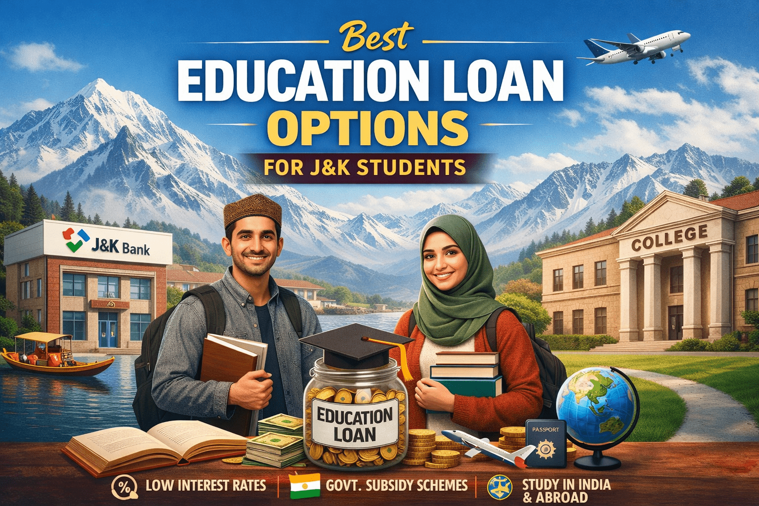 Best Education Loan Options for J&K Students 