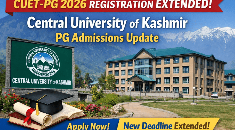 CUET-PG 2026 Registration Extended