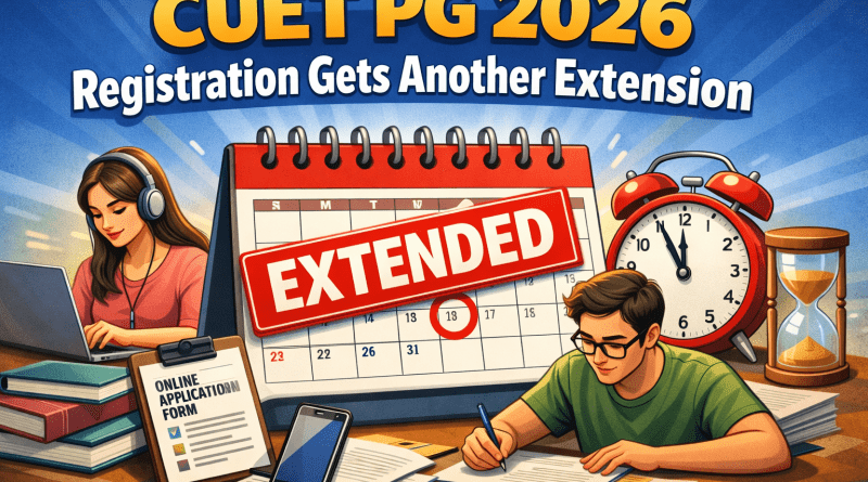 CUET PG 2026 Registration Gets Another Extension