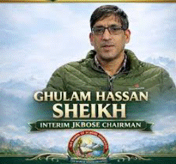 G H Sheikh assumes charge as JKBOSE Chairman