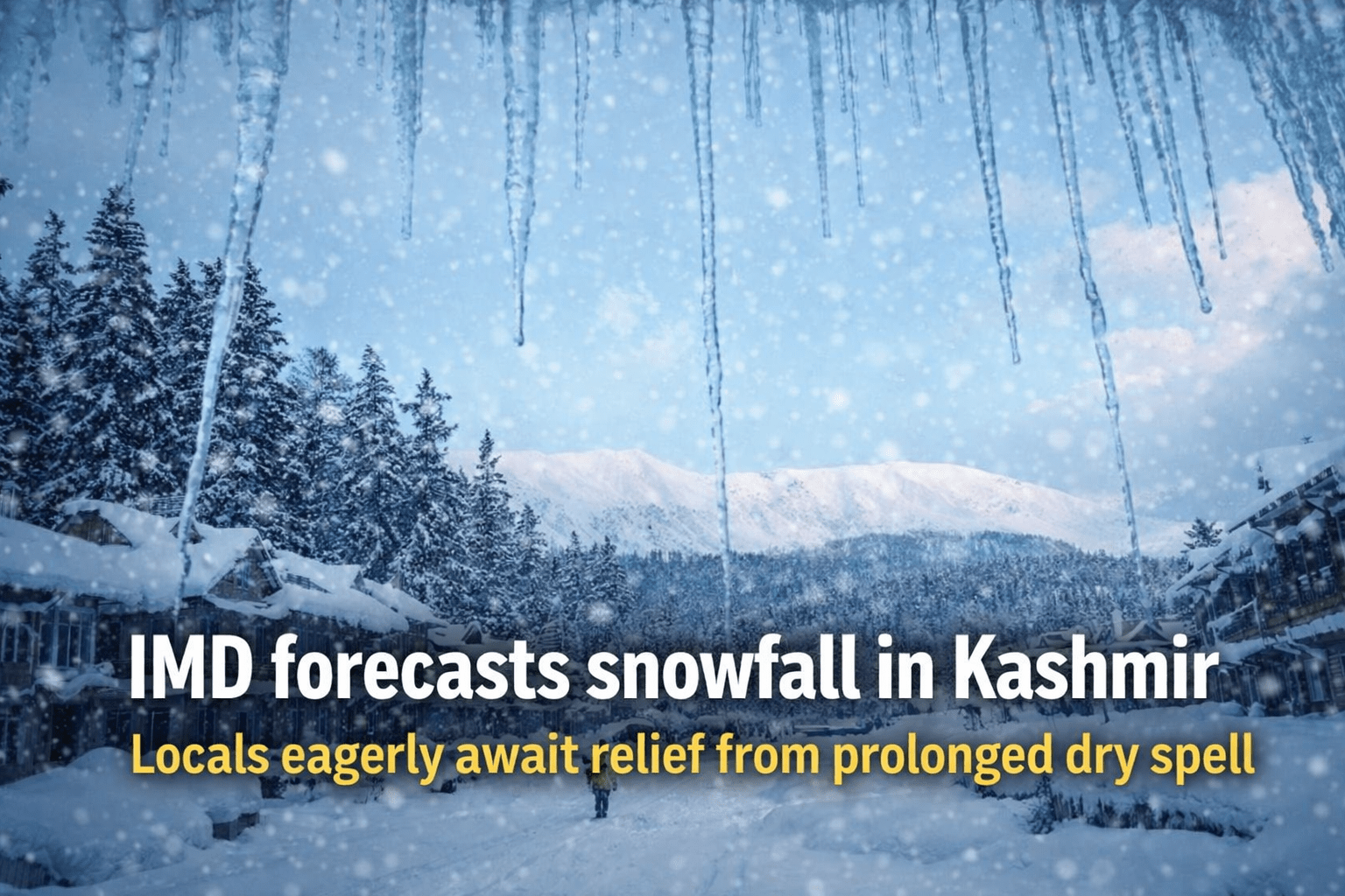 IMD’s forecast raises hopes for snowfall in dry Kashmir
