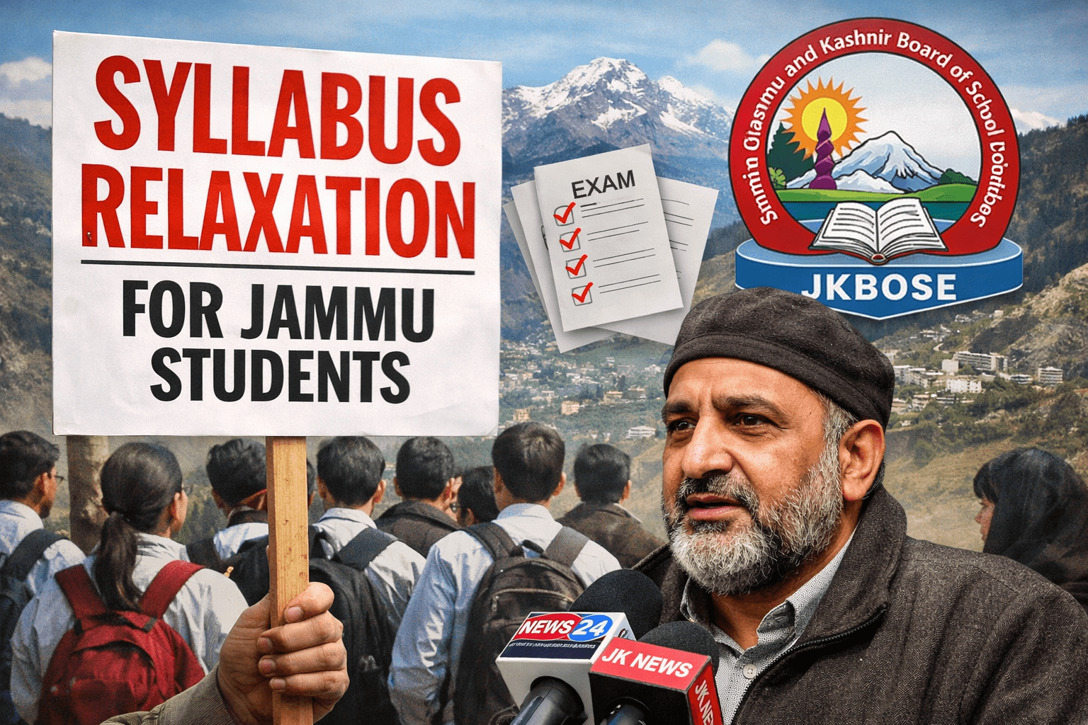 J&K Govt Allows 15% Syllabus Concession For Summer Zone Board Exams