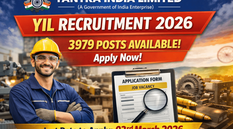 Yantra India YIL Recruitment 2026