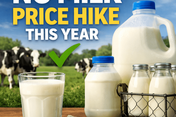 No Milk Prices hike this Year