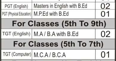 HUMANITY PUBLIC SCHOOL Jobs Recruitment