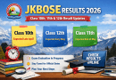 JKBOSE Class 10th Result, Class 11th Result, Class 12th Result 2026 Update