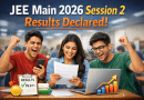 JEE Main 2026 Session 2 Results Declared