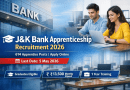 600+ Posts: J&K Bank Recruitment 2026, Last Date Extended