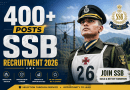 400+ Posts: SSB Recruitment 2026