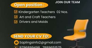 Saplings International School Jobs