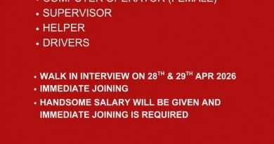 Various Recruitment in SONA SPICES PVT. LTD