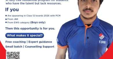 Petronet Super 30 Jammu, Completely Free Residential Program for JEE Mains and Advance
