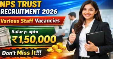NPS Trust Staff Recruitment 2026 