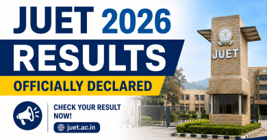 JUET 2026 Results Officially Declared