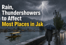 J&K Weather Forecast: Light Rain and Thunderstorms Likely Today