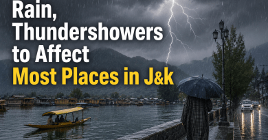 J&K Weather Forecast: Light Rain and Thunderstorms Likely Today