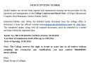 Tender for College Canteen and Hostel Mess