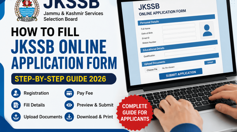 How to Fill JKSSB Online Form – Step-by-Step Guide 