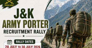 J&K Army Porter Recruitment Rally – Check Dates