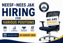 NEESF–NEES J&K Hiring for Various Positions