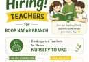 Saplings International School Recruitment 2026