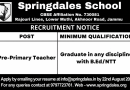 Springdales School Jammu Fresh Recruitment 2026