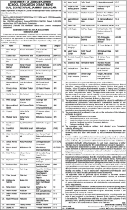 School Education Department J&K Lecturer Appointment 2026