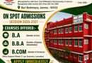 Dogra Degree College Jammu Admissions 2026–27: On Spot Admissions Open