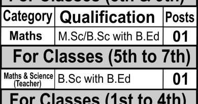 Humanity Public School Recruitment 2026