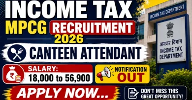Income Tax Recruitment 2026