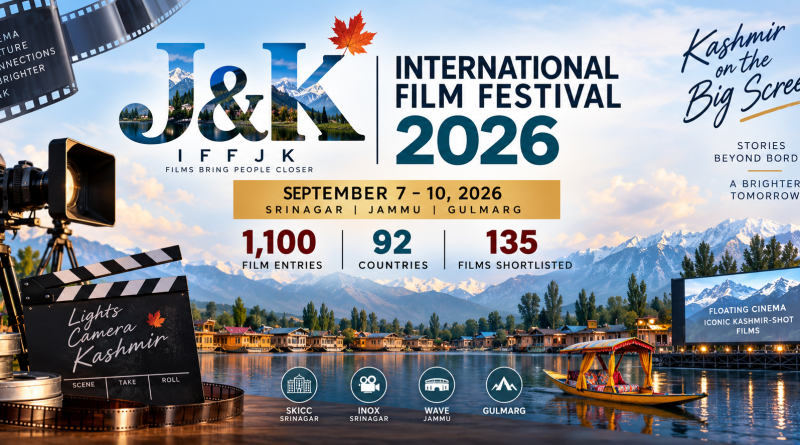 J&K International Film Festival 2026: IFFJK to Begin Sept 7 With Global Jury, 135 Films